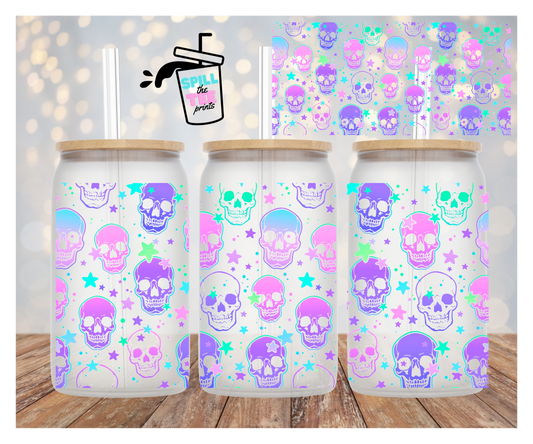 Skulls- UVDTF 16 Ounce Cup Wrap