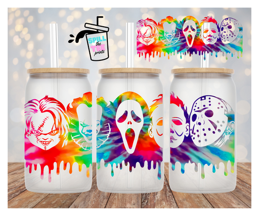 Scary Friends- UVDTF 16 Ounce Cup Wrap